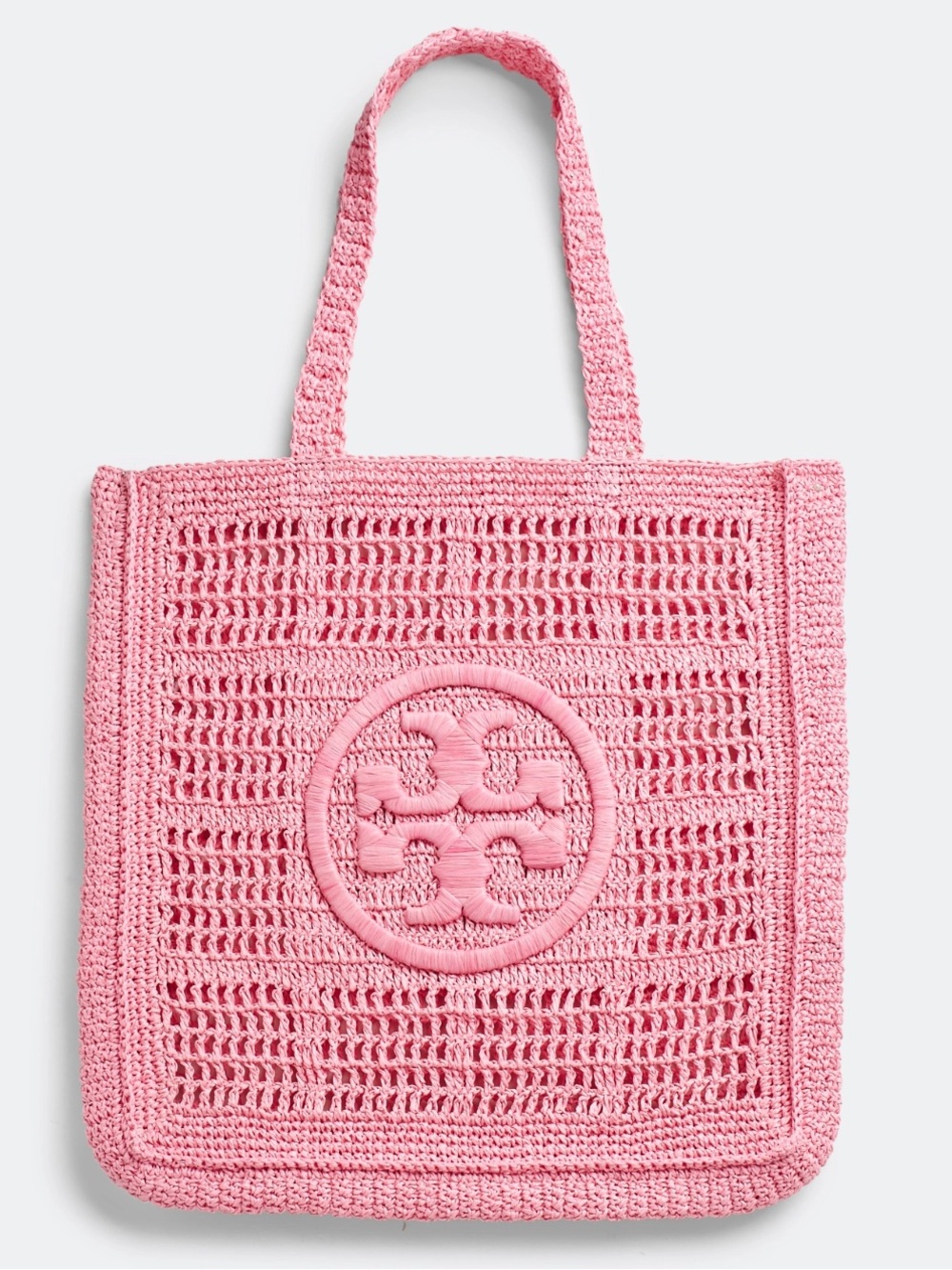 Tory Burch Ella Crochet Logo Tote Bag